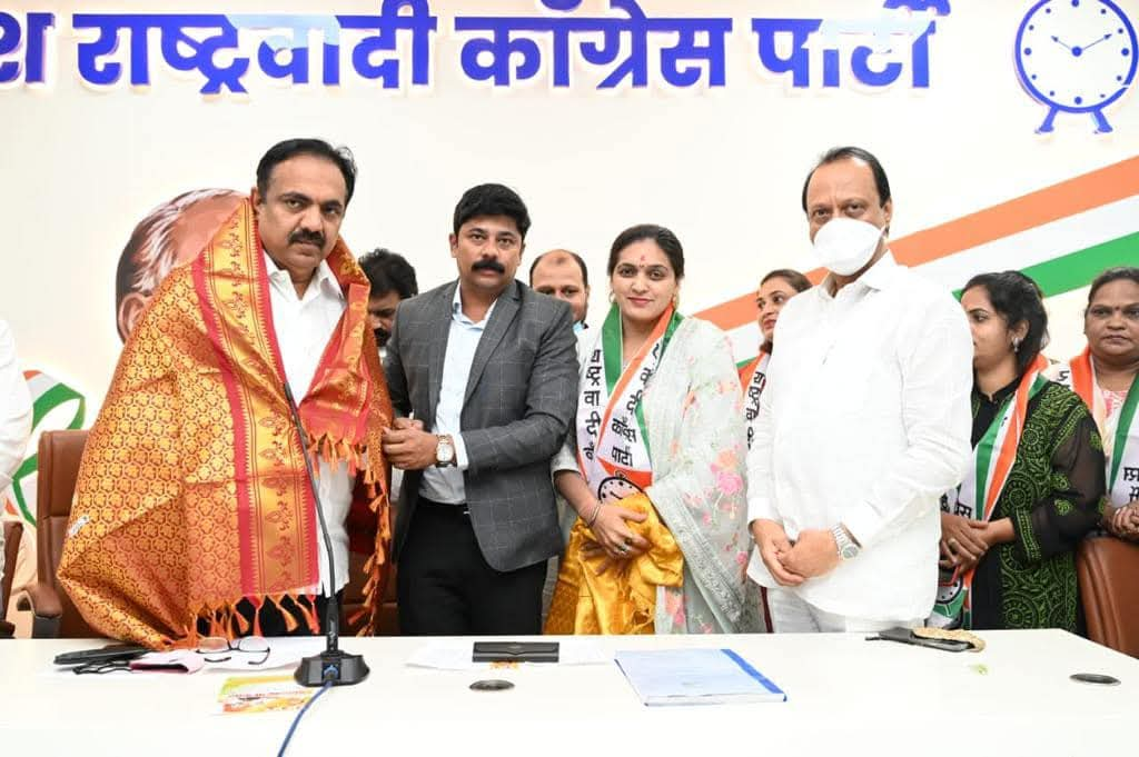 With Ajitadada Pawar and Jayant Patil